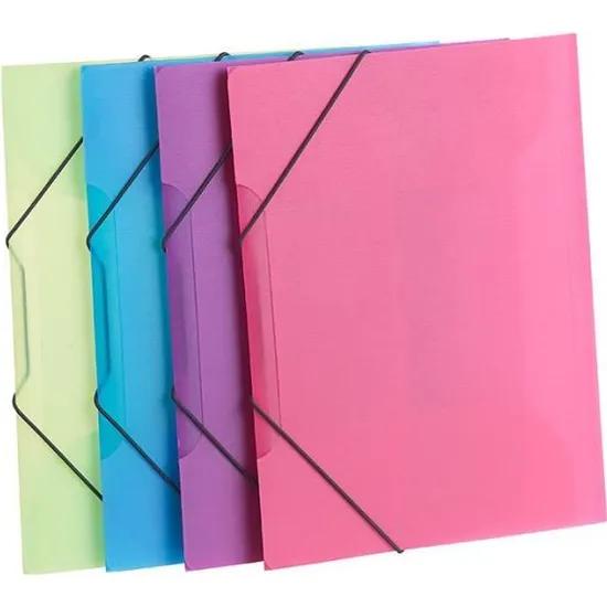 Chemise à rabat en plastique 17x22cm