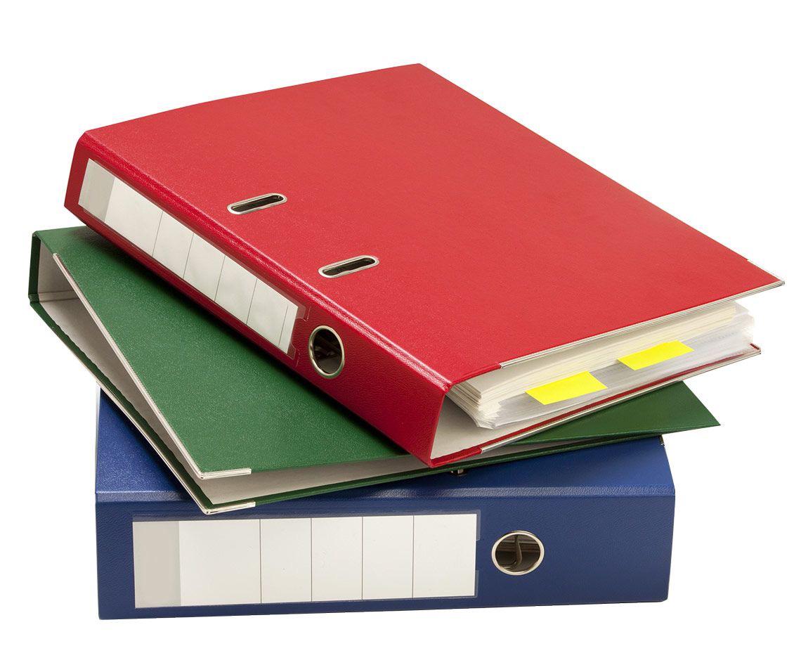 Classeur à levier simili rayé