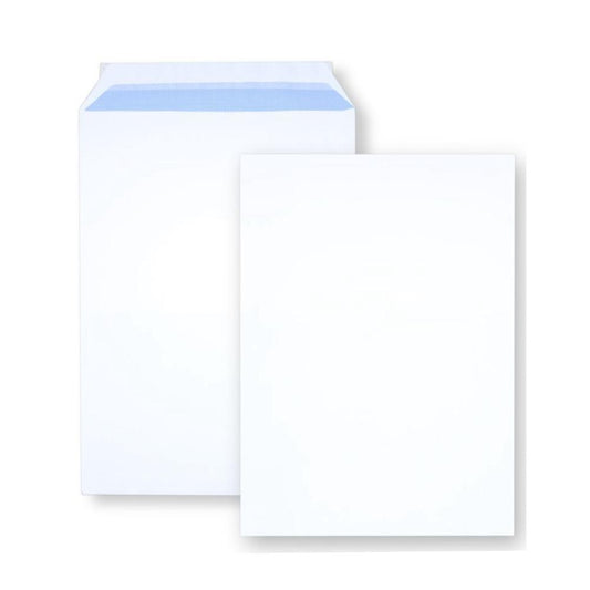 Pochette Blanche Format A4 : 22.9x32.4cm, de la marque SAM